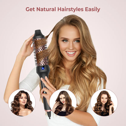 Glowby™ 3-in-1 Ionic Heated Styling Brush